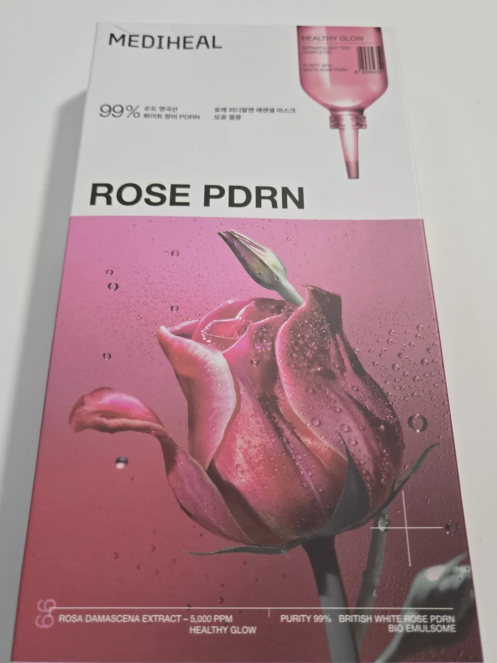 Mediheal Rose PDRN Hydrating Face Mask — Pink